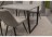 Стол деревянный Лота Лофт 120 25 мм черный матовый / бетон