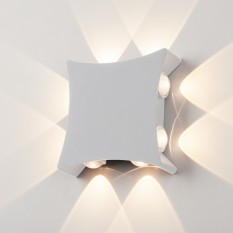 Уличный настенный светодиодный светильник Белый 1631 TECHNO LED