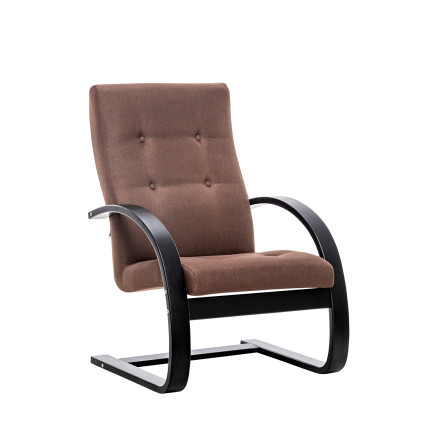 Кресло Leset Мелория, Венге, ткань Tesla chocolate (коричневая)
